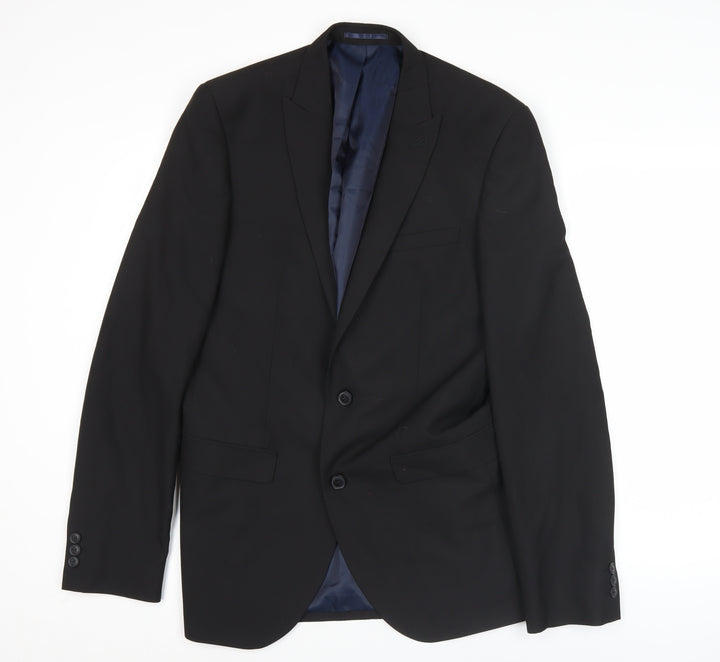 Next Men's Black 38L Regular Fit Suit Jacket Formal