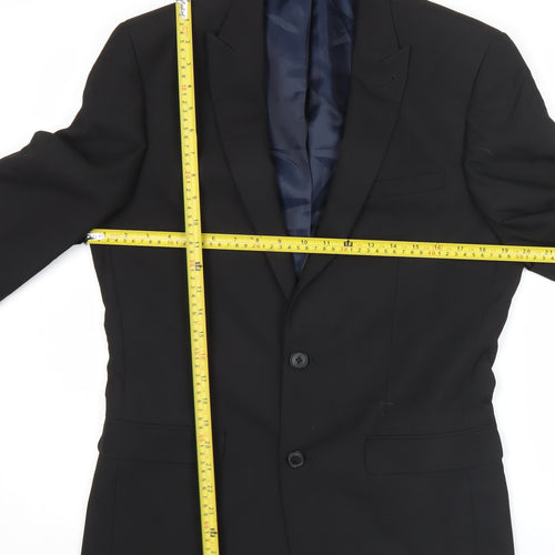 Next Men's Black 38L Regular Fit Suit Jacket Formal