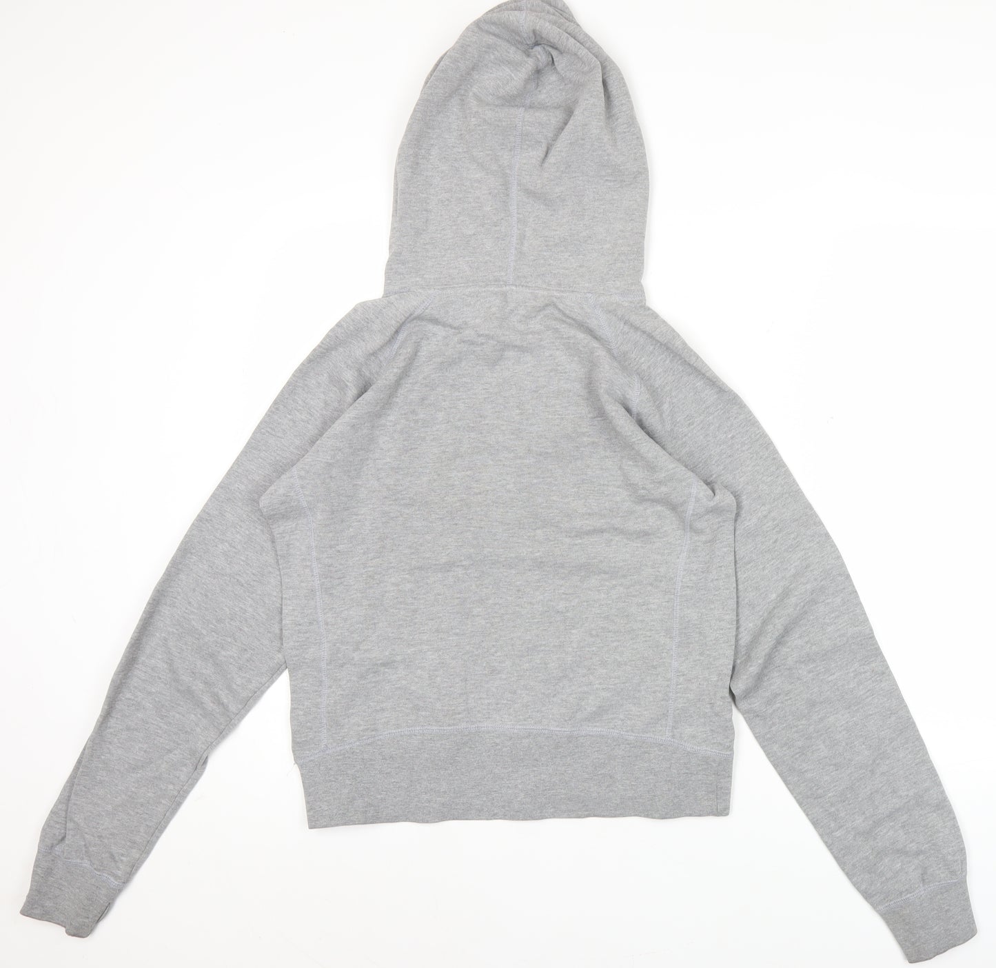 Hurley Womens Grey Pullover Hoodie Sweatshirt Size M Logo Print