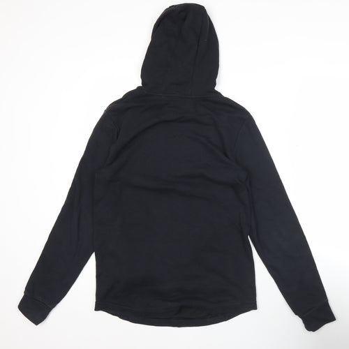 Under Armour Mens Black Pullover Hoodie Small Logo Sportswear