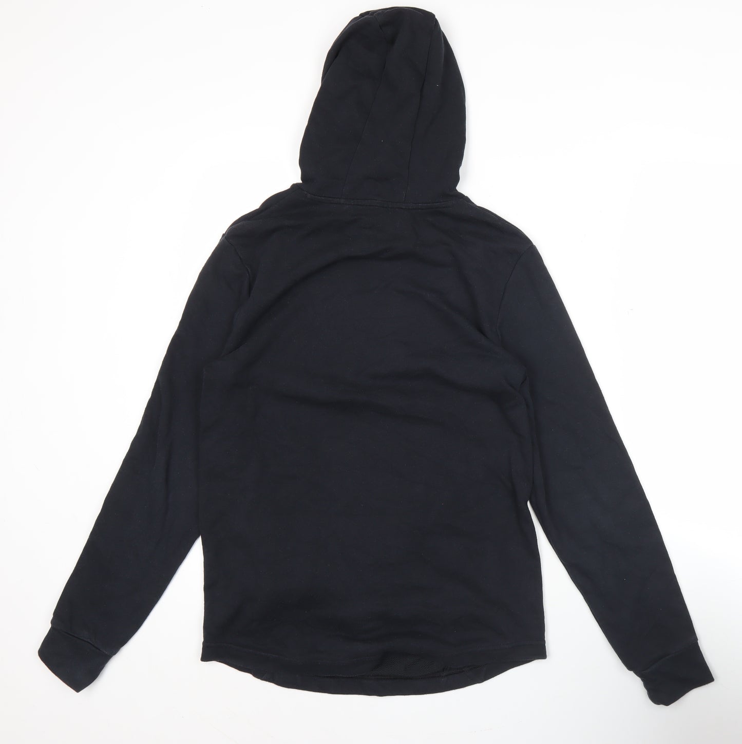 Under Armour Mens Black Pullover Hoodie Small Logo Sportswear