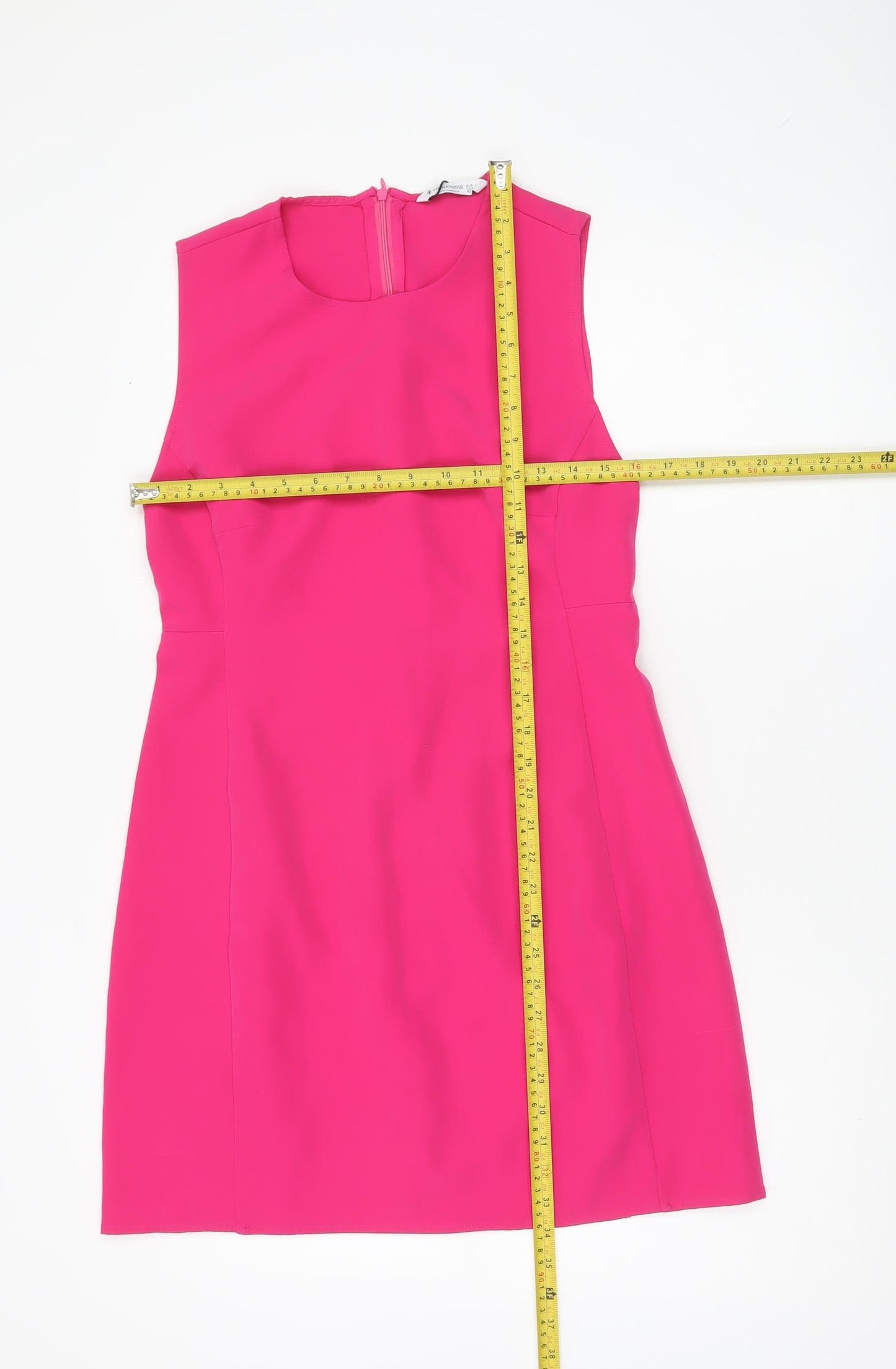 Stradivarius Women’s Pink Sleeveless Sheath Dress Size S
