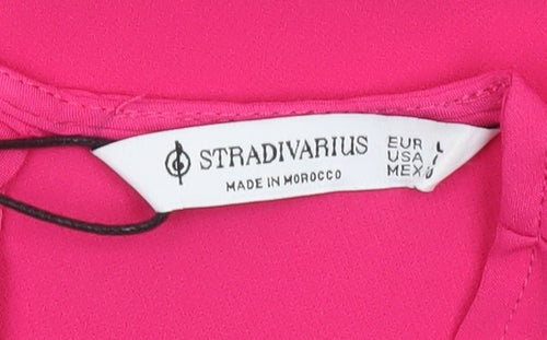 Stradivarius Women’s Pink Sleeveless Sheath Dress Size S
