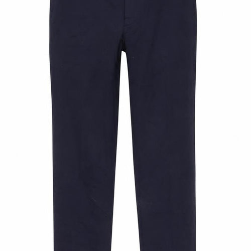 Marks and Spencer Men’s Blue Slim Fit Dress Pants 32W 31L