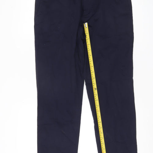 Marks and Spencer Men’s Blue Slim Fit Dress Pants 32W 31L