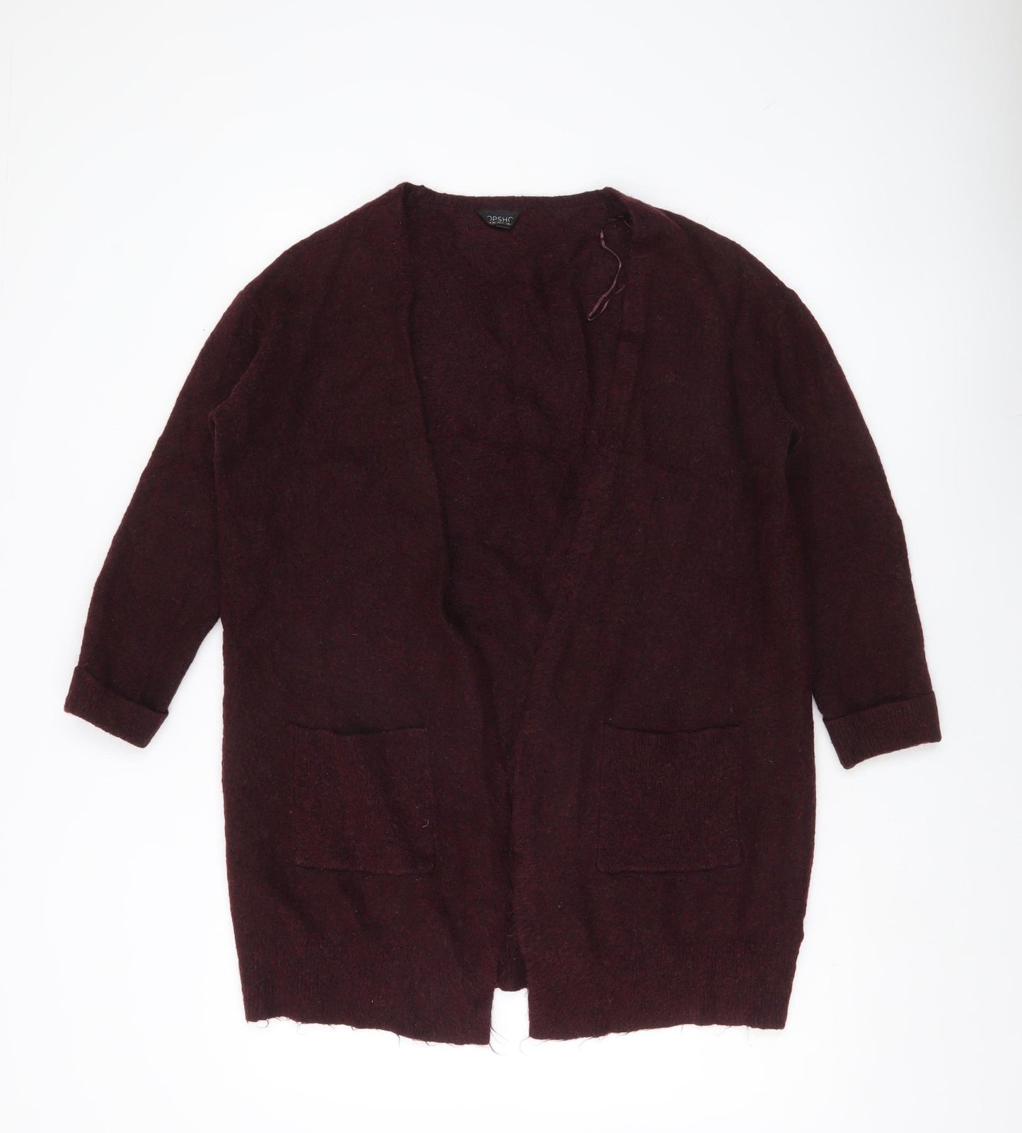 Topshop Women’s Purple Cardigan UK 8 Long Sleeve Knit Jumper