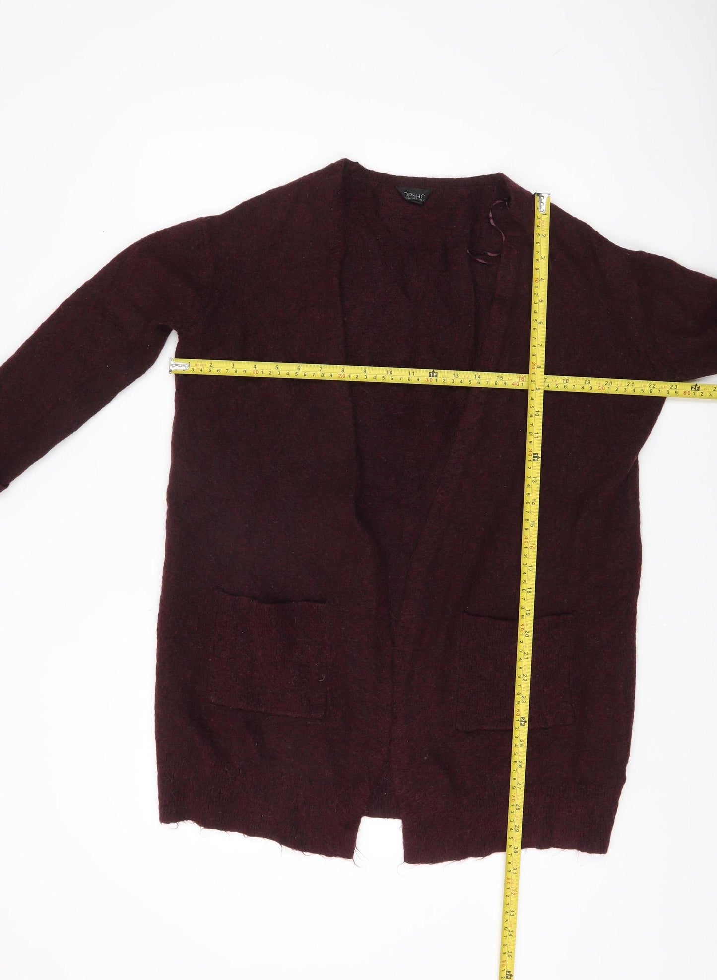 Topshop Women’s Purple Cardigan UK 8 Long Sleeve Knit Jumper