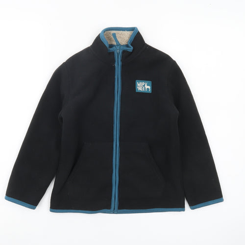 Wild Free Boys Black Fleece Jacket 6-7 Years Full Zip Casual Coat