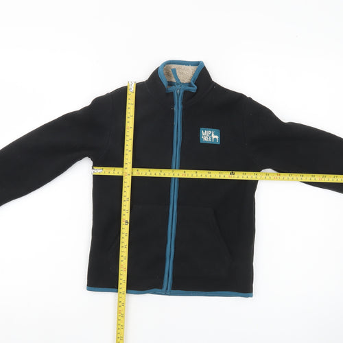 Wild Free Boys Black Fleece Jacket 6-7 Years Full Zip Casual Coat