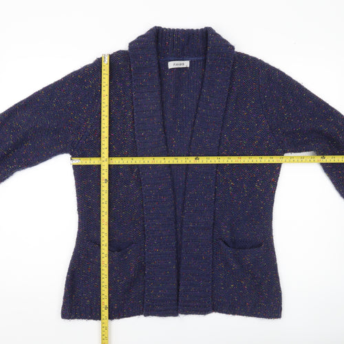 Alexara Women’s Blue Chunky Knit Long Sleeve Cardigan Size S