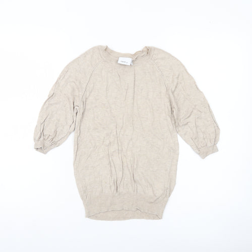 Next Women’s Beige Size 8 Crew Neck Pullover Jumper
