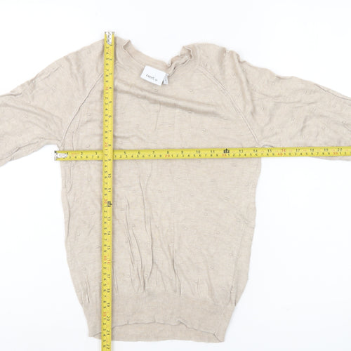 Next Women’s Beige Size 8 Crew Neck Pullover Jumper