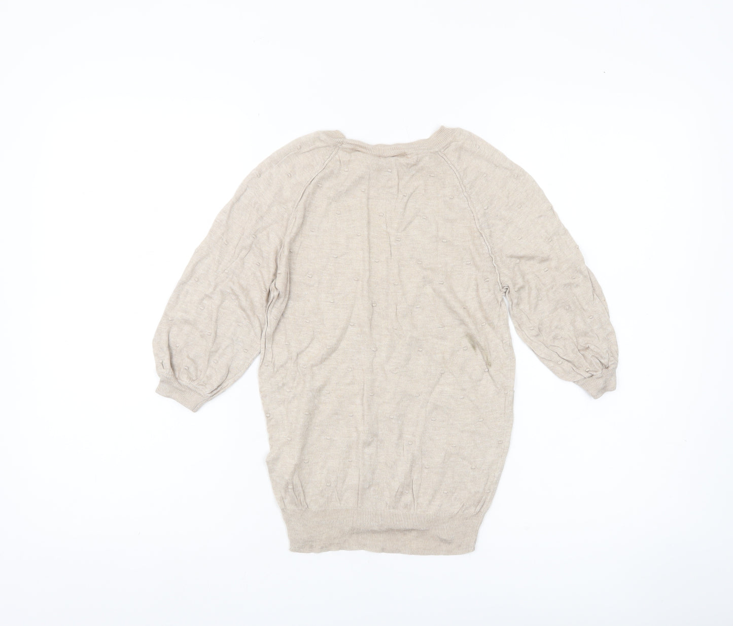 Next Women’s Beige Size 8 Crew Neck Pullover Jumper
