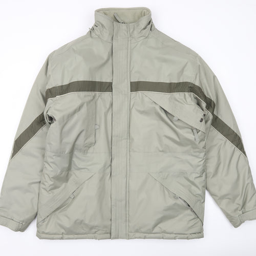 BHS Men’s Grey Medium 38-40" Parka Jacket Polyester Winter Coat
