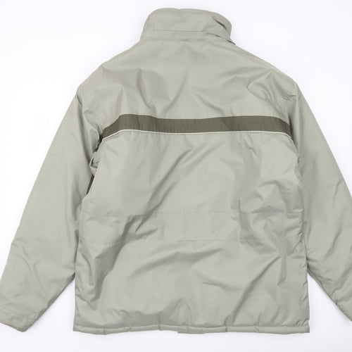 BHS Men’s Grey Medium 38-40" Parka Jacket Polyester Winter Coat