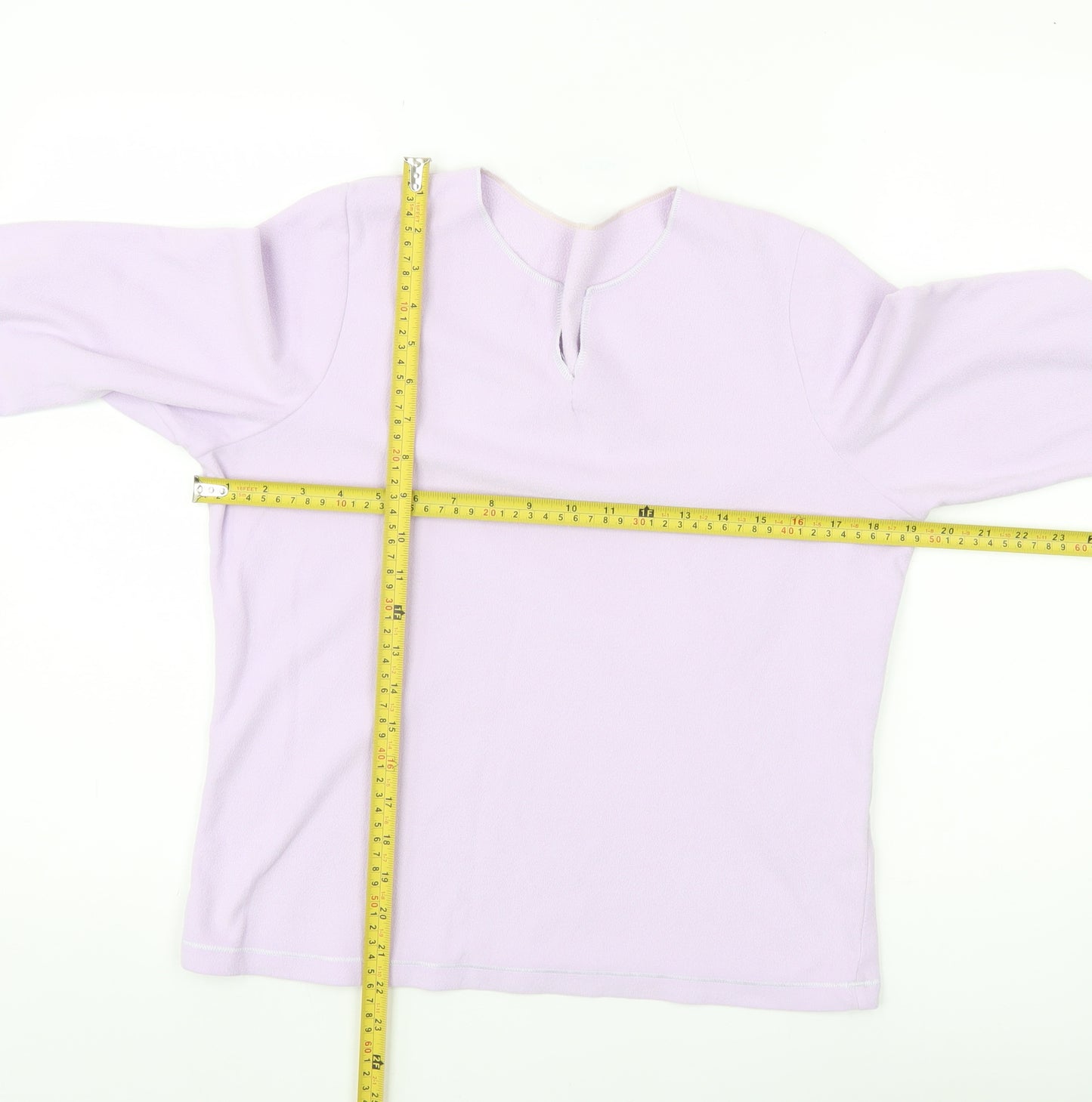 Marks and Spencer Womens Purple Size 10 Blouse Long Sleeve Polyester