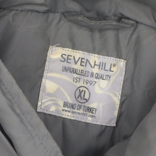 Sevenhill Women’s Grey Bomber Jacket XL Polyester Casual