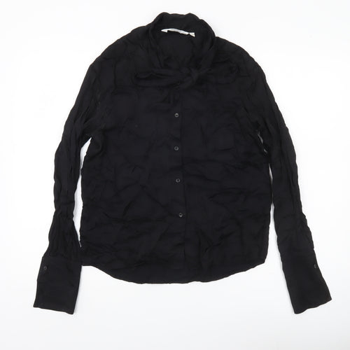 & Other Stories Women Black Size 6 Blouse Long Sleeve Viscose