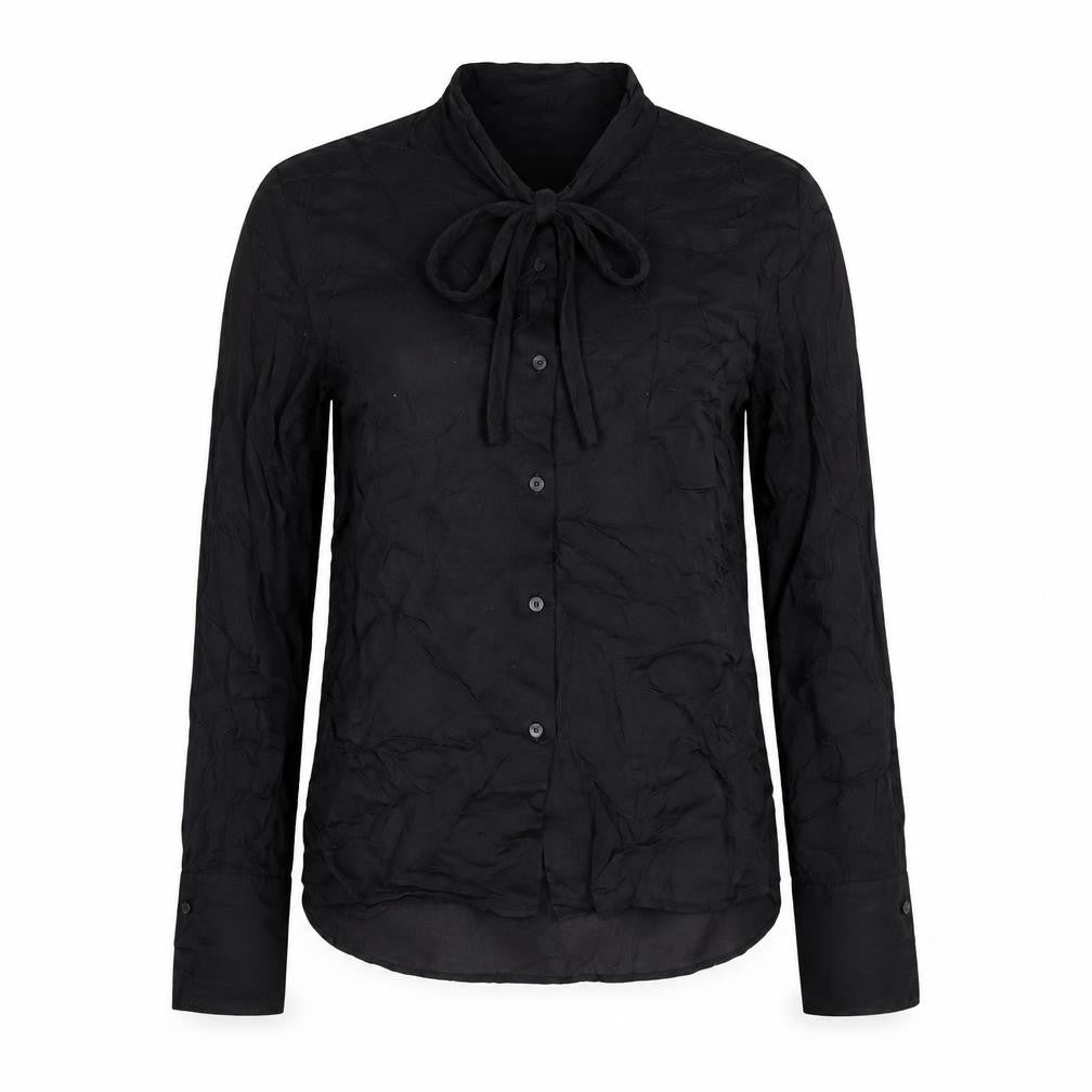 & Other Stories Women Black Size 6 Blouse Long Sleeve Viscose