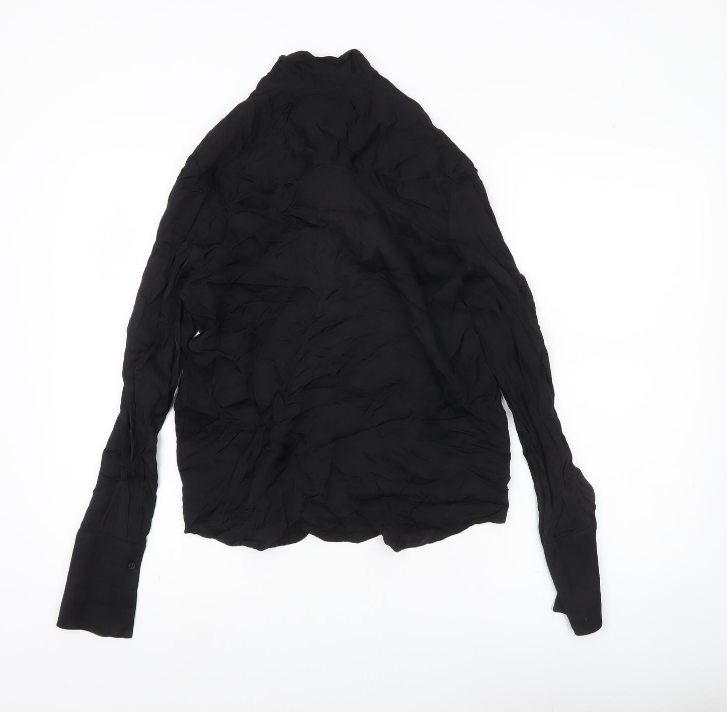 & Other Stories Women Black Size 6 Blouse Long Sleeve Viscose