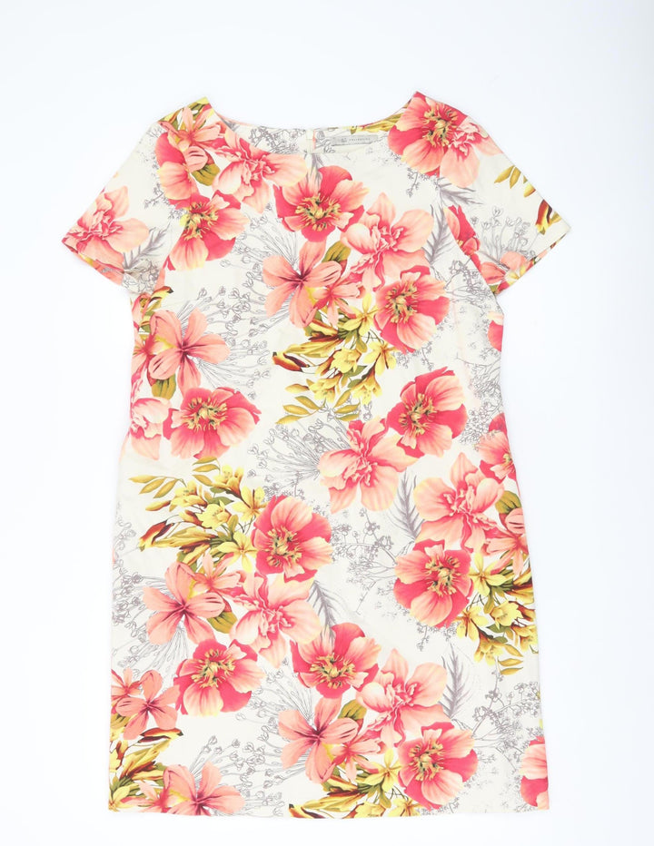 Marks and Spencer Women’s Multicoloured Floral Shift Dress UK 14