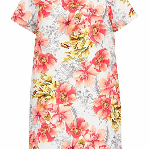 Marks and Spencer Women’s Multicoloured Floral Shift Dress UK 14
