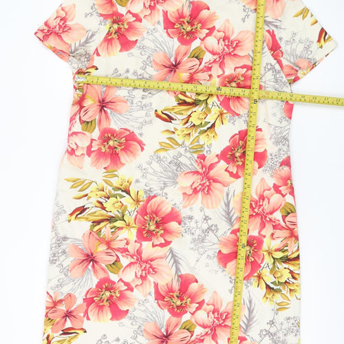Marks and Spencer Women’s Multicoloured Floral Shift Dress UK 14