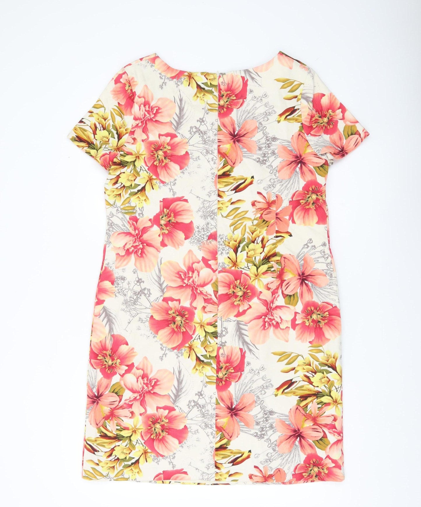 Marks and Spencer Women’s Multicoloured Floral Shift Dress UK 14