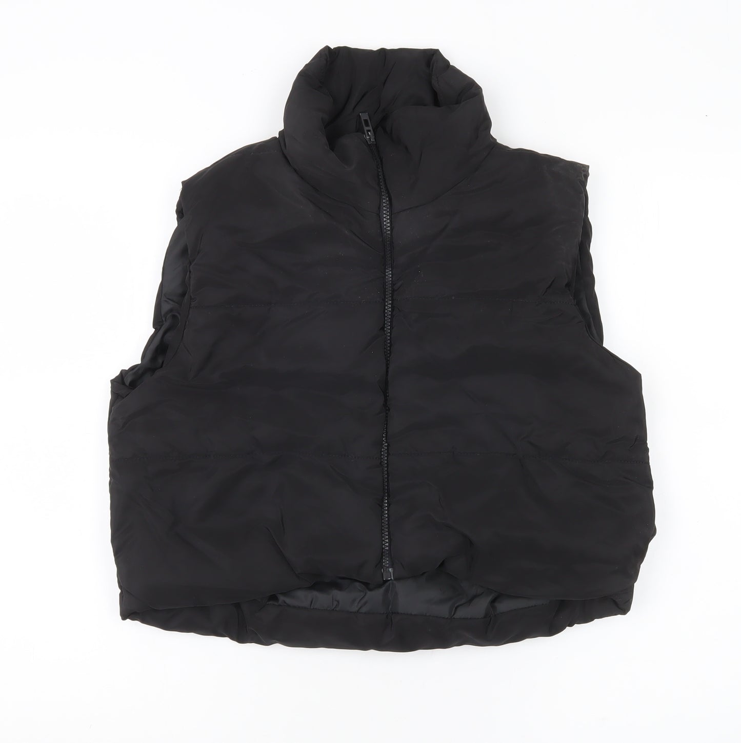 Rising Women’s Black Puffer Waistcoat L Sleeveless Quilted Vest