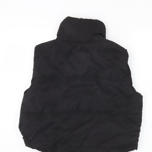 Rising Women’s Black Puffer Waistcoat L Sleeveless Quilted Vest
