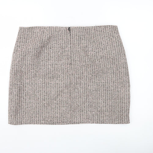 George Women’s Multicoloured Tweed Check Skirt Size 16