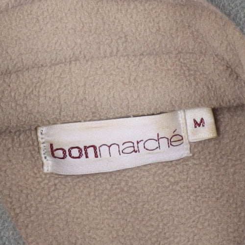 Bonmarché Mens Green Fleece Jacket Size M Regular Fit Full Zip