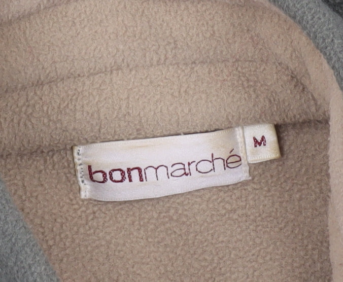 Bonmarché Mens Green Fleece Jacket Size M Regular Fit Full Zip