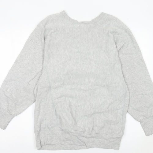 SKM Game Ready Men’s Grey L Pullover Sweatshirt Vintage 80s Graphic
