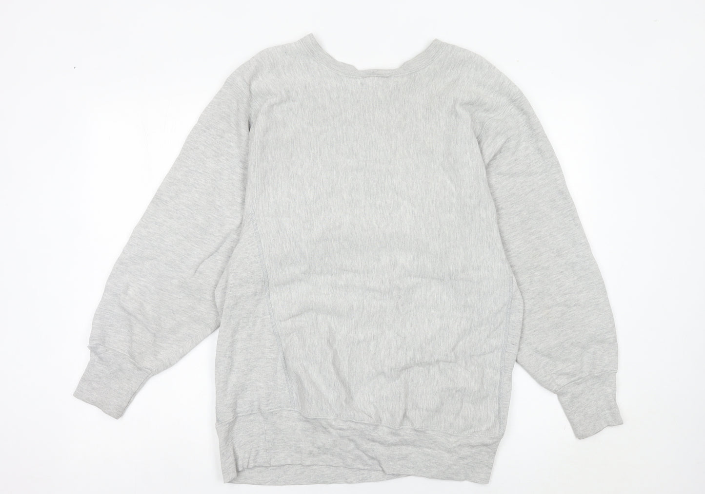 SKM Game Ready Men’s Grey L Pullover Sweatshirt Vintage 80s Graphic