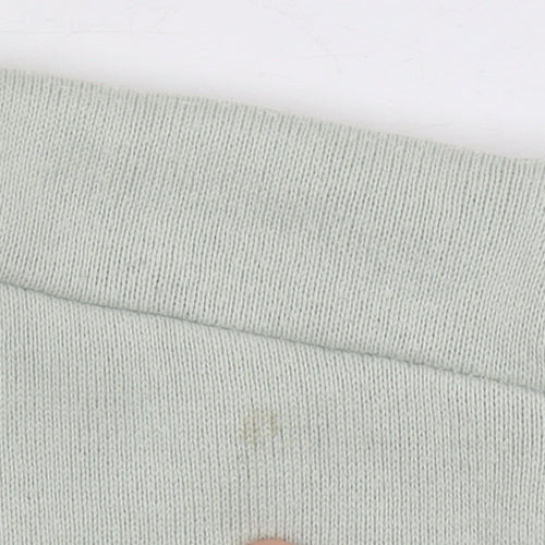 Quba & Co Men’s Green Quarter Zip Sweatshirt Size L Mock Neck