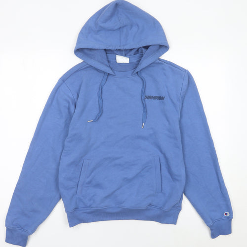 Champion Men's Blue Pullover Hoodie Size S Regular Fit