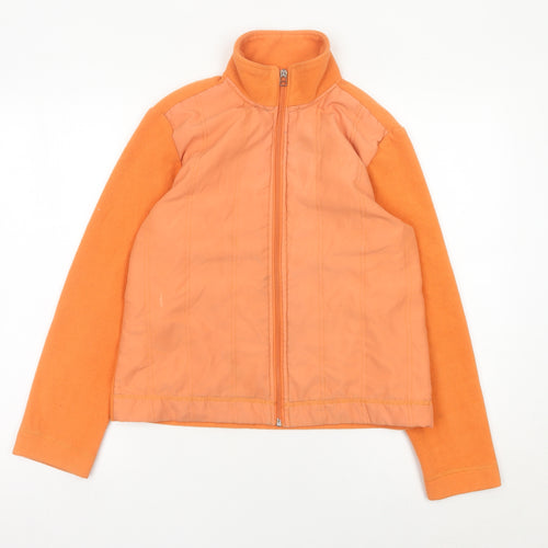 Authentic Clothing Company Women’s Orange Fleece Jacket Size M