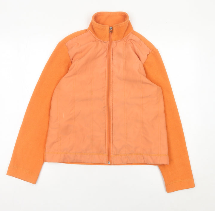 Authentic Clothing Company Women’s Orange Fleece Jacket Size M