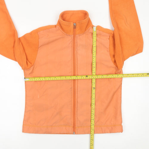 Authentic Clothing Company Women’s Orange Fleece Jacket Size M