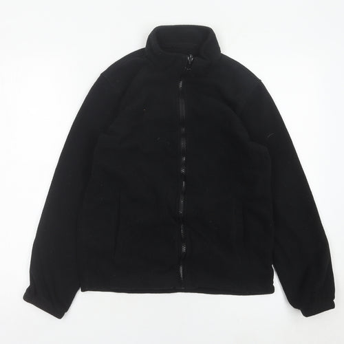 Mountain Warehouse Boys Black Fleece Full Zip Jacket 13 Years