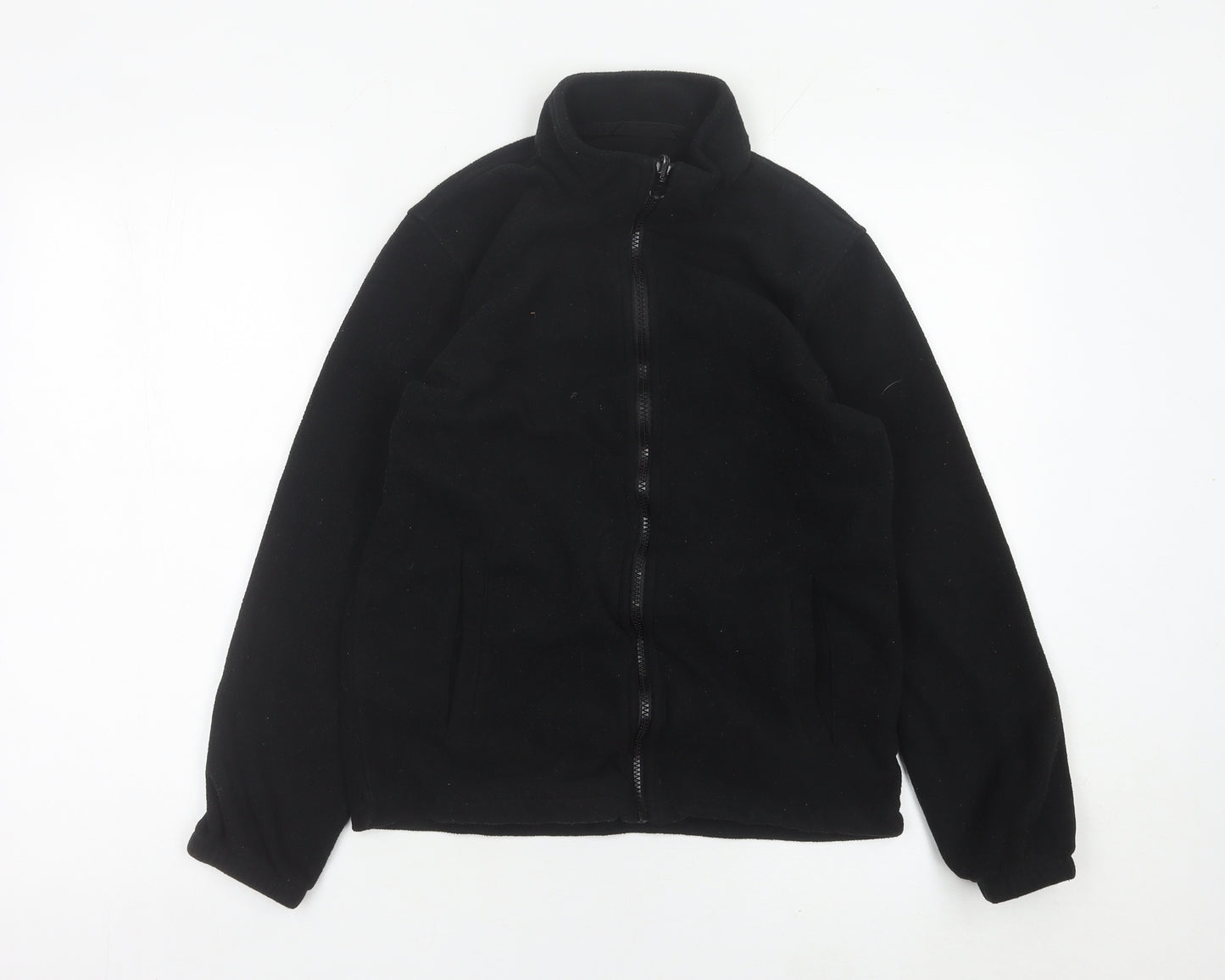 Mountain Warehouse Boys Black Fleece Full Zip Jacket 13 Years