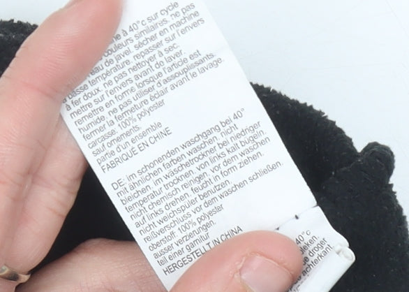 Mountain Warehouse Boys Black Fleece Full Zip Jacket 13 Years