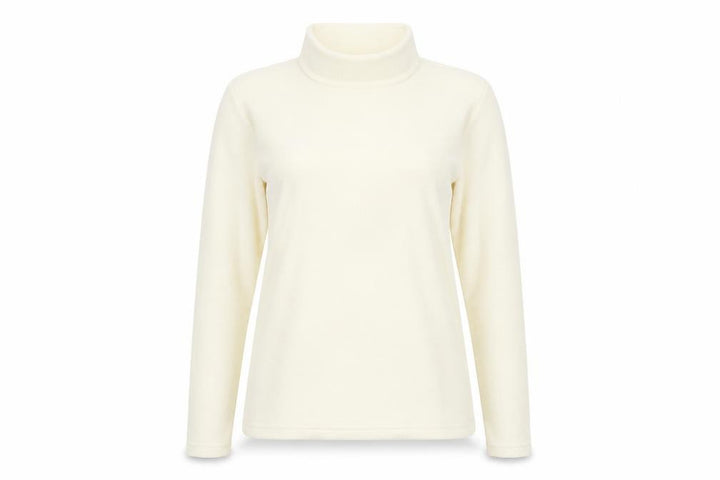 Regatta Women's Ivory Fleece Sweatshirt UK 10 1/2 Zip Outdoor Pullover