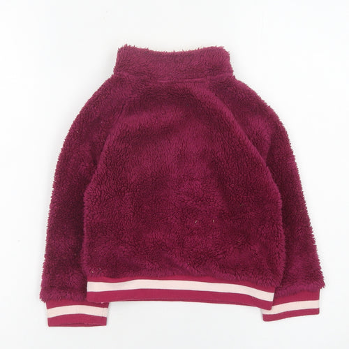 Mountain Warehouse Girls Purple Fleece Sweatshirt 2-3 Years Pullover