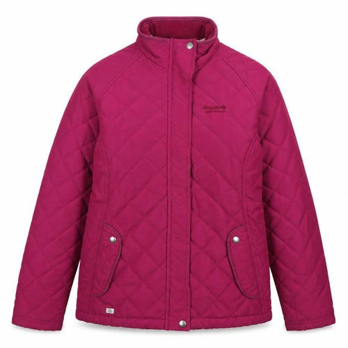 Regatta Womens Pink Quilted Mid-Length Jacket Size 12