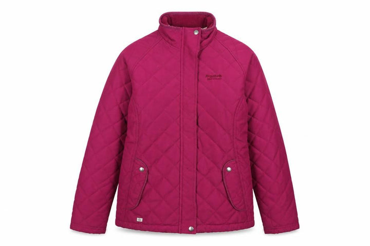 Regatta Womens Pink Quilted Mid-Length Jacket Size 12