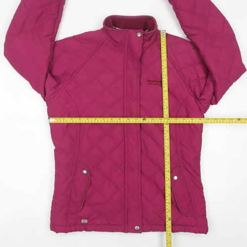 Regatta Womens Pink Quilted Mid-Length Jacket Size 12