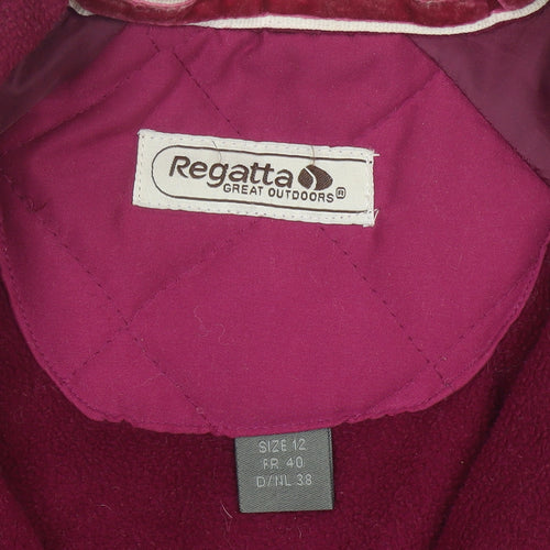 Regatta Womens Pink Quilted Mid-Length Jacket Size 12