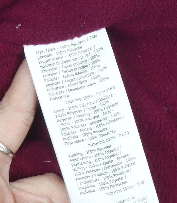 Regatta Womens Pink Quilted Mid-Length Jacket Size 12